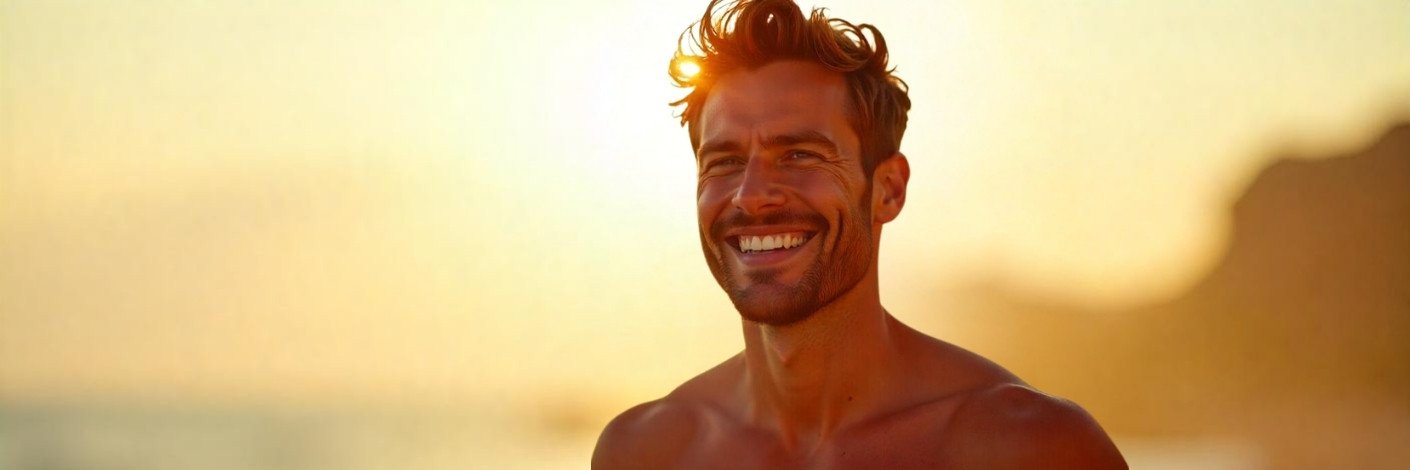 Healthy skin and glowing appearance after 7 days of semen retention