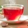 Natural remedies for high blood pressure, featuring garlic, ginger, hibiscus tea, beetroot juice, and holy basil for heart health