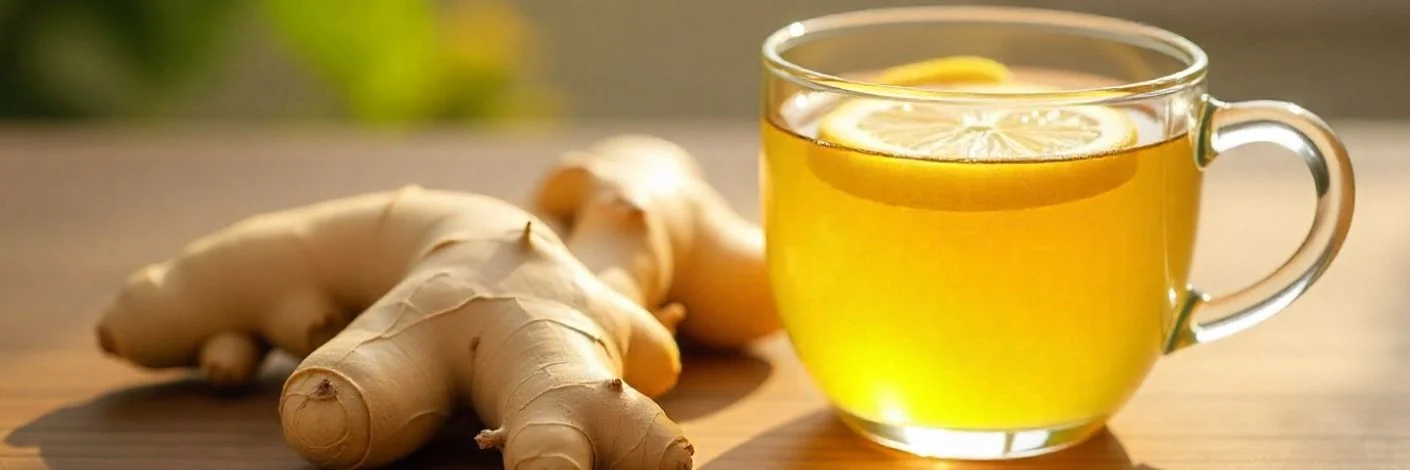Ginger tea for natural home remedies for indigestion and gas
