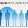 Testosterone levels by age