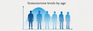Testosterone levels by age