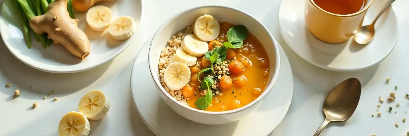 Remedies for acid reflux disease naturally using oatmeal, bananas, ginger, and reflux-friendly foods.