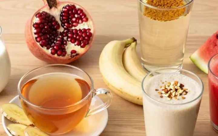 what to drink to last longer in bed home remedies with natural drinks like ashwagandha milk ginger honey tea pomegranate juice banana almond smoothie fenugreek water and watermelon juice